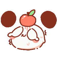 DangoPanda duck target practice aim Sticker