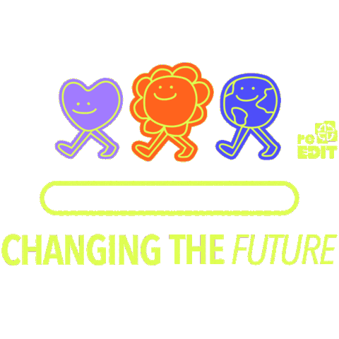 Recycle Smile Sticker by reEDIT