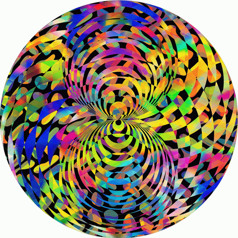 Relaxing Op Art GIF by Joe Winograd