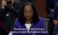 Supreme Court Confirmation Hearing GIF by GIPHY News