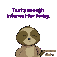 Bad News Sloth Sticker by VeeFriends