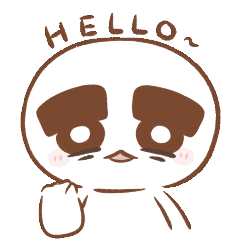 Greet Hello Sticker