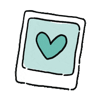 soyjully love heart amor polaroid Sticker