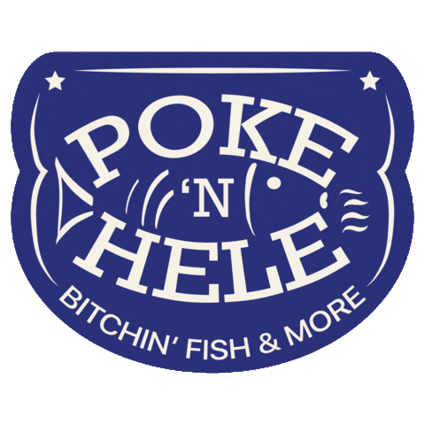 hawaii poke Sticker by Distrito CrossFit