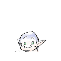 FlameTheElf pixel laugh judging giggles Sticker