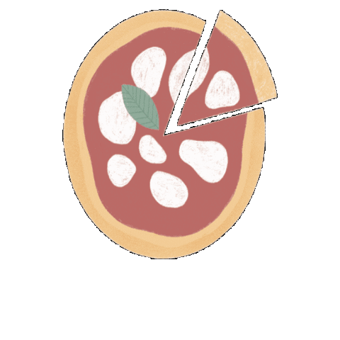 ottosuperstudio pizza yummy margherita cantini Sticker
