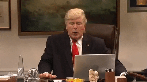 Nervous Donald Trump GIF by Saturday Night Live