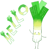 Celery Hello Sticker