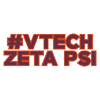 Virginia Tech Rush Sticker by Zeta Psi Fraternity International