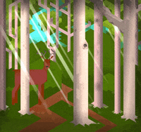 forest trees GIF by Doctor Popular