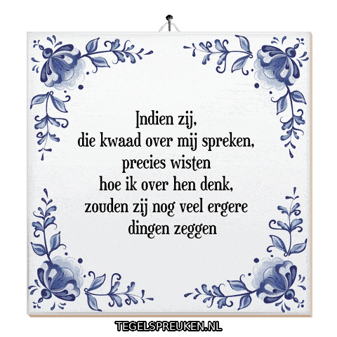 Nl Spreuk Sticker by Tegelspreuken.nl