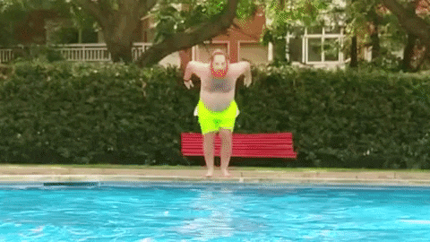 Summer Swimming GIF by LLIMOO