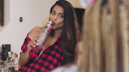 Party Drinking GIF by Lilly Singh