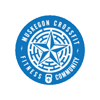 muskegoncf fitness community crossfit mcf Sticker