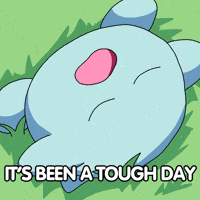 Im Tired Bad Day GIF by Saku Monsters