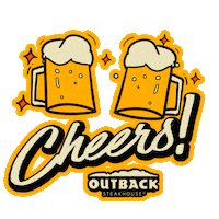 Fun Party Sticker by Outback Brasil