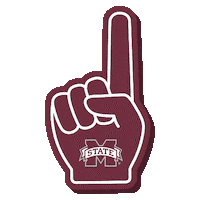 Mississippi State Bulldogs Sticker by College Colors Day