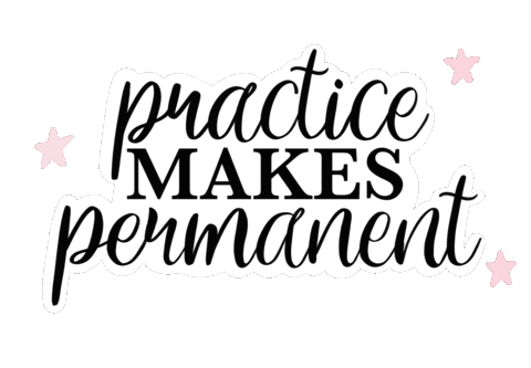 Practise Sticker