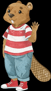 atribeautekids beaver atribeautekids GIF