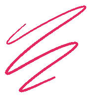 Pink Wiggle Sticker by The Modern Calligraphy Co.