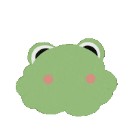 noforb frog frog hat noforb as a friend Sticker