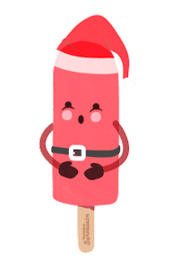 Ice Cream Santa Sticker by Helados Sensación