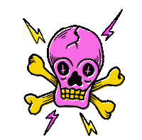 Death Skull Sticker