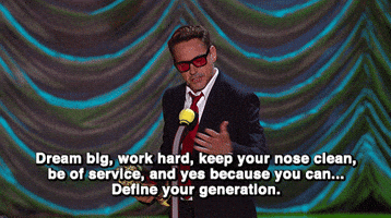 Work Hard Robert Downey Jr GIF by mtv