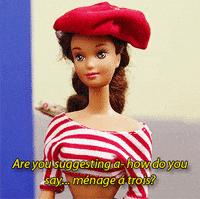 barbie threesome GIF