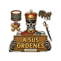 Halloween Skull Sticker