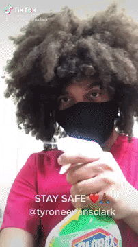 tyroneevansclark giphyupload comedy silly coronavirus GIF