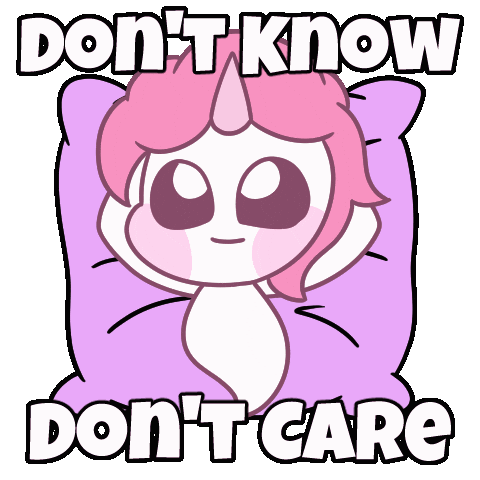 So What Idk Sticker by Christophers Genie