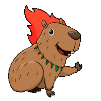 Capivara Cacapava Sticker by Caçapava Oficial