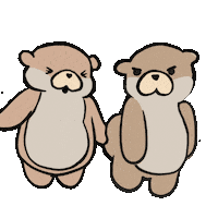 Slap Spank Sticker by Ottie and Otter