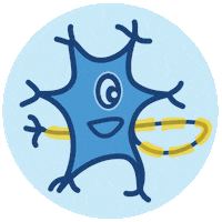 Neuron Nervenzelle Sticker by KCNB1