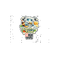 Hungry Cartoon Character Sticker by Digi 995