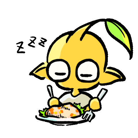 Tired Sticker by akari_tatata