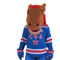 Mascot Нет Sticker by SKA Ice Hockey Club