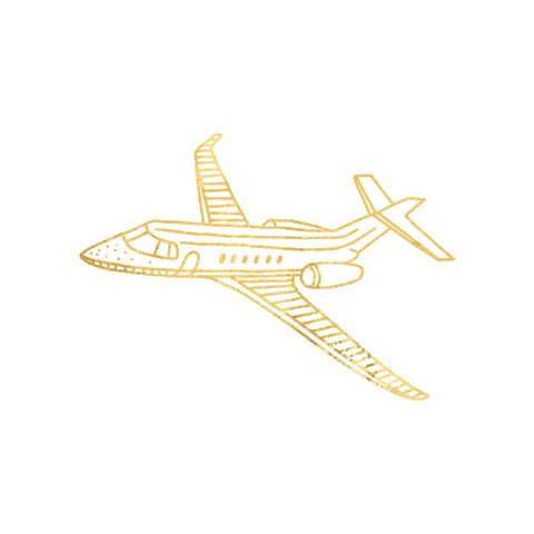 Vacation Airplane Sticker by BucketListReisen