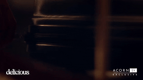dawn french suitcase GIF by Acorn TV