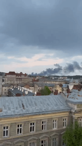 Strikes Target Infrastructure in Lviv, Ukraine