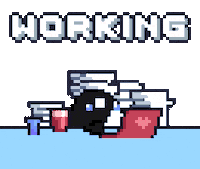 Sad Work Sticker by Potatozzz by 9GAG