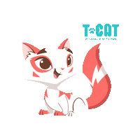 T-cat-oficial cat cats cation t-cat Sticker