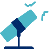 Mic Recording Sticker by SchlegelundSchmidt