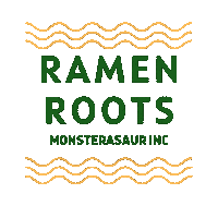 Ramen Roots Sticker by Monsterasaur