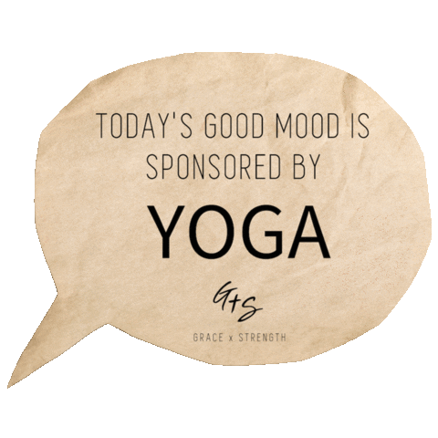 mood yoga Sticker by Grace x Strength