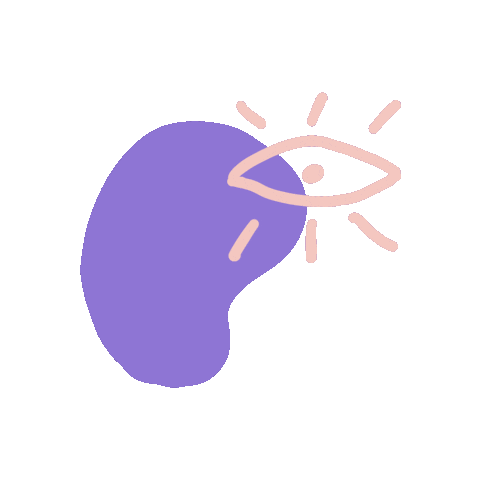 shortcakestudio look abstract eye blink Sticker