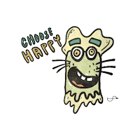 Happy Monster Sticker by Skroove