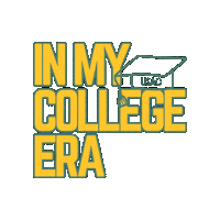 Green And Gold College Sticker by University of Science & Arts