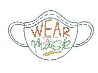 Mask Stay Safe Sticker